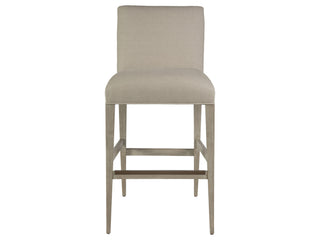 Madox Upholstered Low Back Barstool