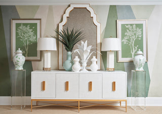 Tableau In Sage I & II – Antiqued Silver Framed Giclée Art Set