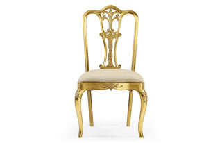 Gilded 18th Century Dining Side Chair 492476-SC-GIL-F001