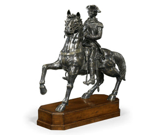 Jonathan Charles George Washington on Horse Statue on Base