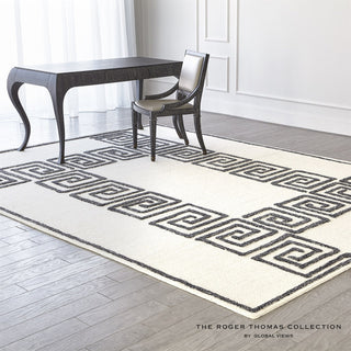 ALEXANDER RUG IVORY/BLACK