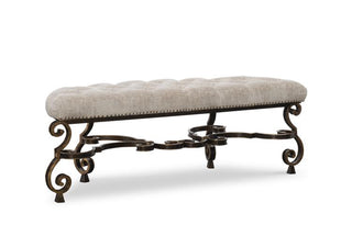 Maitland Smith 88-0248 - ARIA BENCH (C-AR48)  IN MUSLIN