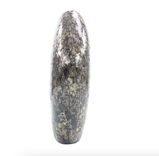 Mosaic Glass Vase – Asymmetrical Decorative Vase with Blue