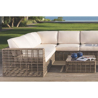 TOPAZ SECTIONAL SEATING IN GRAY WICKER