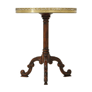 Theodore ALexander RADIATING PARQUETRY ACCENT TABLE 5005-022