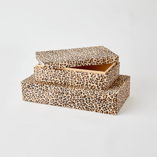 CHEETAH HAIR-ON-HIDE BOX COLLECTION