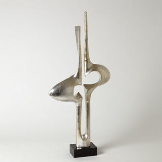 BROTHER AND SISTER SCULPTURE-GOLD LEAF