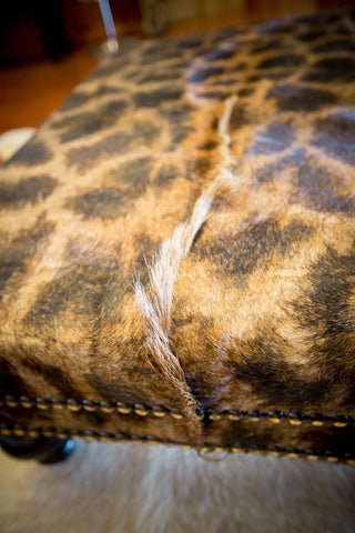 OTTOMAN - Genuine Giraffe (XL)
