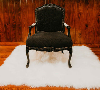 Carved Victorian Chair - Black Elephant
