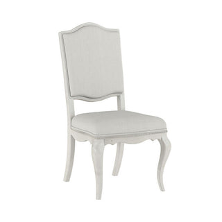 Jonathan Charles White Undulatus Dining Side Chair