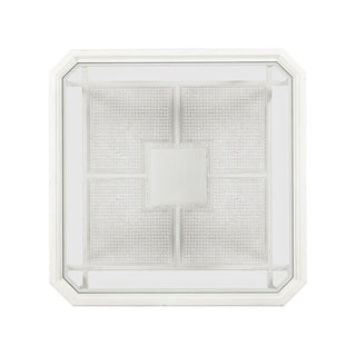 Jonathan Charles White Nimbus Square Cocktail Table