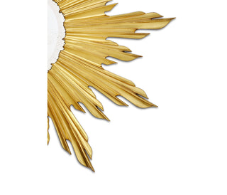 Jonathan Charles Small Wall Mirror Sunburst - Gold