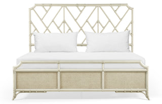 Tropical Tracery Chippendale Bamboo Bed