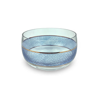 Panthera Indigo Glass Medium Bowl