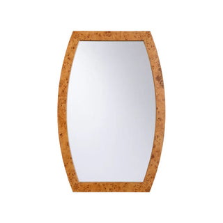 Hewett Mirror - Elegant Burlwood Frame