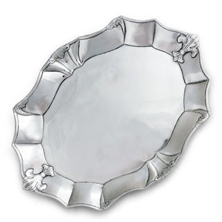 Fleur-De-Lis Oval Platter