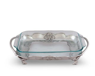 Fleur-De-Lis Pyrex Holder 3qt