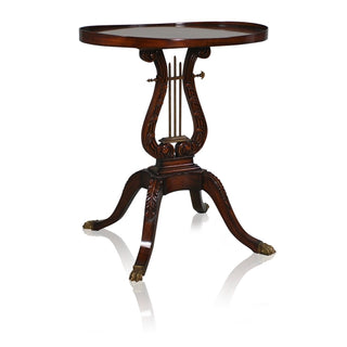 Jansen Lyre Lamp Table