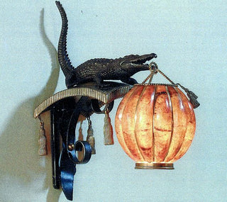 Maitland Smith Alligator  WALL SCONCE