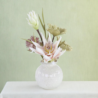 Pretty in Pink Faux Floral Arrangement