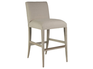 Madox Upholstered Low Back Barstool