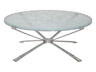 Signature Designs by Artistica Home Snowscape Round Cocktail Table