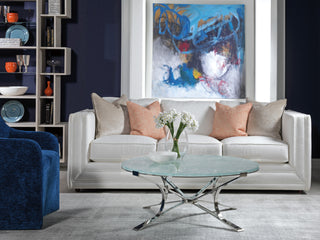 Signature Designs by Artistica Home Snowscape Round Cocktail Table