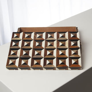 Triangle Marquetry Box