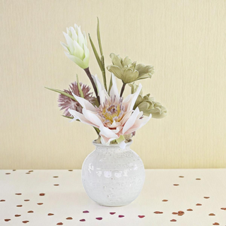 Pretty in Pink Faux Floral Arrangement
