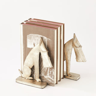 SCOTTIE BOOKENDS-SILVER