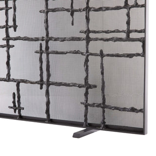 Petrova Fire Screen - Textured Elegance for Living Spaces