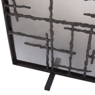 Petrova Fire Screen - Textured Elegance for Living Spaces