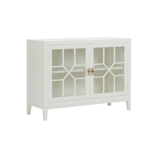 Silhouette Chest - White with Rose Quartz Door Pulls