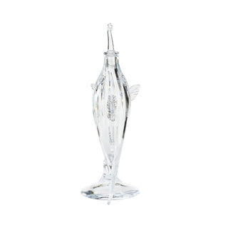 Hand-Blown Glass Fish Decanter – 1810 London Reproduction – Unique Barware and Home Accent