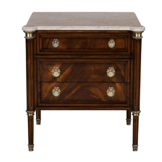 NIGHTSTAND MELISSA MARBLE TOP