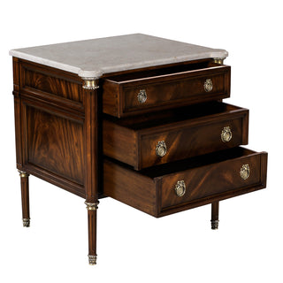 NIGHTSTAND MELISSA MARBLE TOP