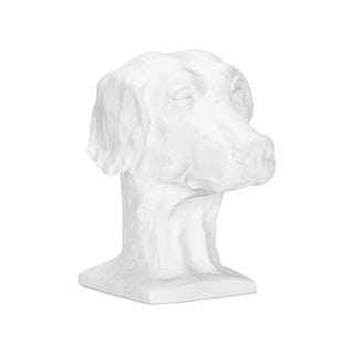 Dog Sculpture – 7" Cast Composite, Black Matte Finish Accent