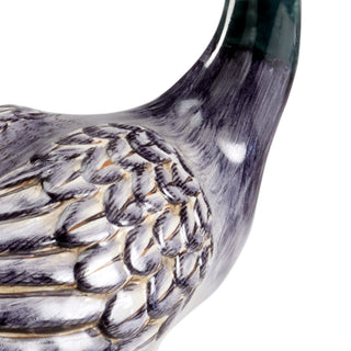 Loon Sculptures (Pair) – Hand-Painted Waterfowl Figurines, 13" Tall, Designed by Claire Bell