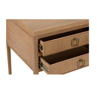 San Remo Chest - Oak with Tapered Legs and Streamlined Design