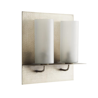 Kady Sconce - Vintage Silver Iron with Frosted Glass