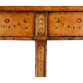 Jonathan Charles Demilune Console Table Sheraton