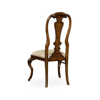 William & Mary Inlaid Side Chair 492852-SC-WAL-F001