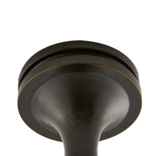 Shauna Flush Mount - English Bronze with Matte Swirl Glass