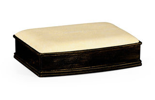 Faux Shagreen Bronze Box (Cream) 494115-FBR-SGC