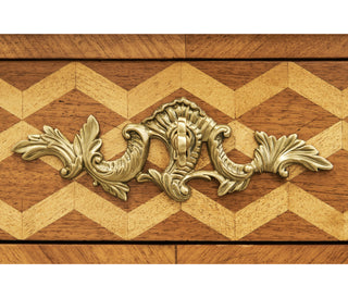 Satinwood And Marquetry Bureau Plat 494640-SAL