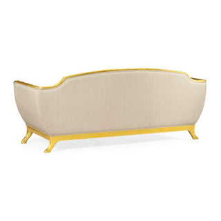 Jonathan Charles Large Sofa Empire in Gold Leaf - Mazo