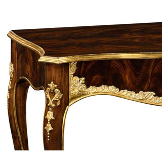 Jonathan Charles Console Table with Gilded Carving