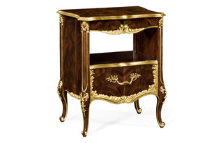 Mahogany & Gilded Nightstand 495504-BMA-GIL