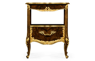 Mahogany & Gilded Nightstand 495504-BMA-GIL