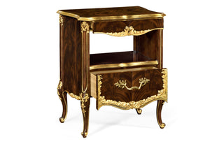 Mahogany & Gilded Nightstand 495504-BMA-GIL